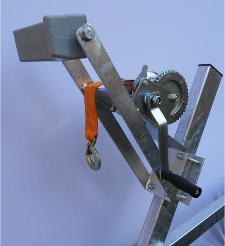 Windenstand mit winde - windenstand,