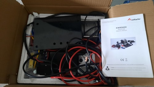 Elektrische seilwinde 12v mit - seilwinde,