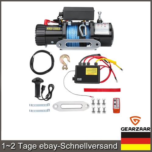 Elektrische seilwinde 13500lbs - elektrische,